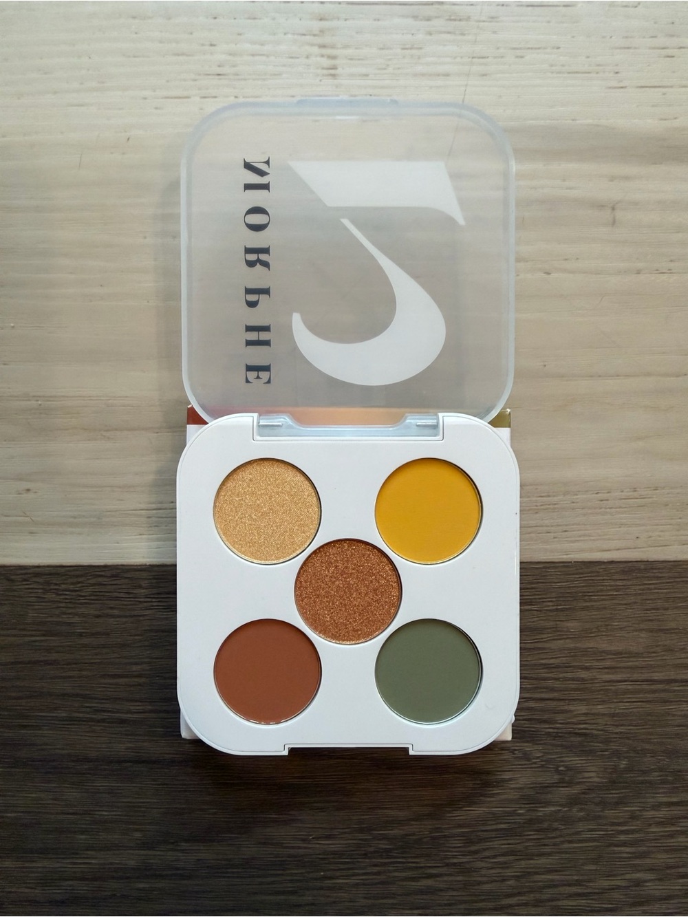Morphe 5-Color Warm Gold, Mustard, Rust & Olive Mini Eyeshadow Palette